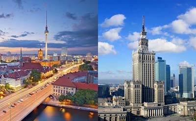 Berlin and Warsaw Charter Flights private jet charter