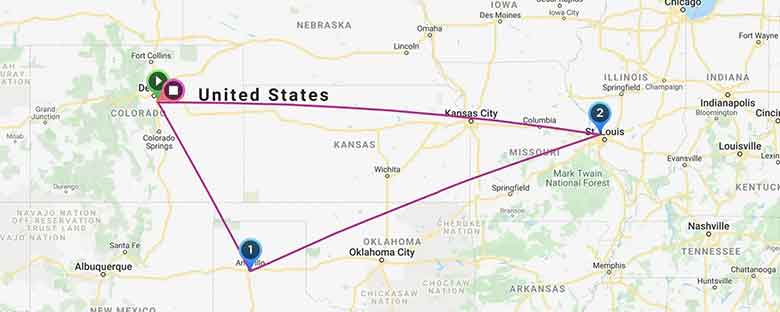 Multi Leg Trip - Denver, Amarillo, St. Louis, and back to Denver