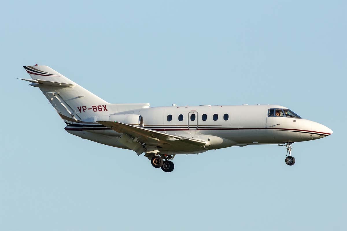 Hawker 750private jet charter