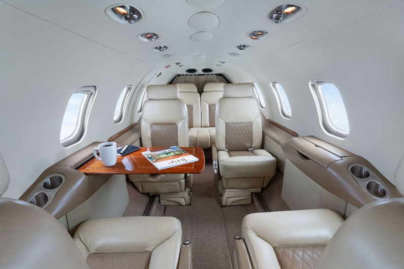 Learjet 31 Interior