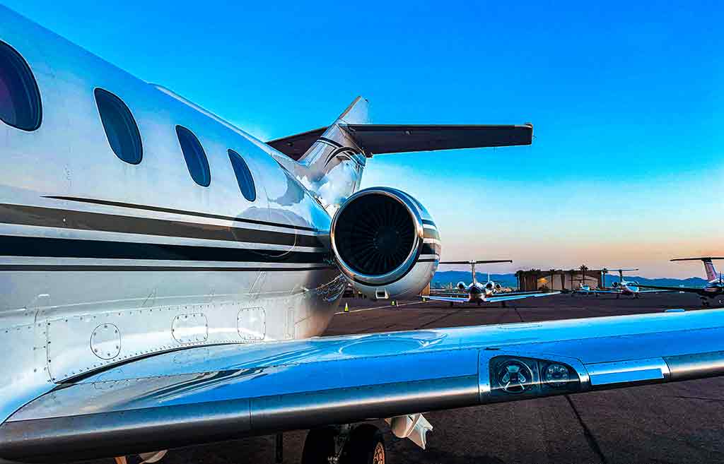 Private Jet at the FBO