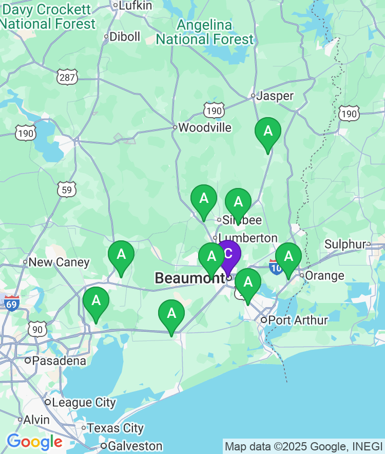 Beaumont Available Airport Options
