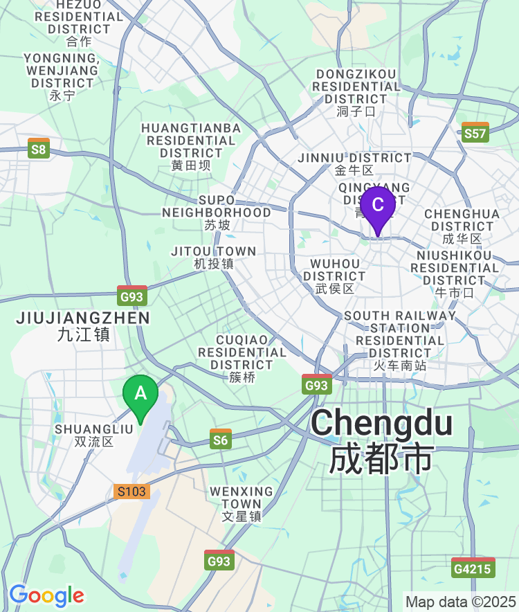 Chengdu Available Airport Options