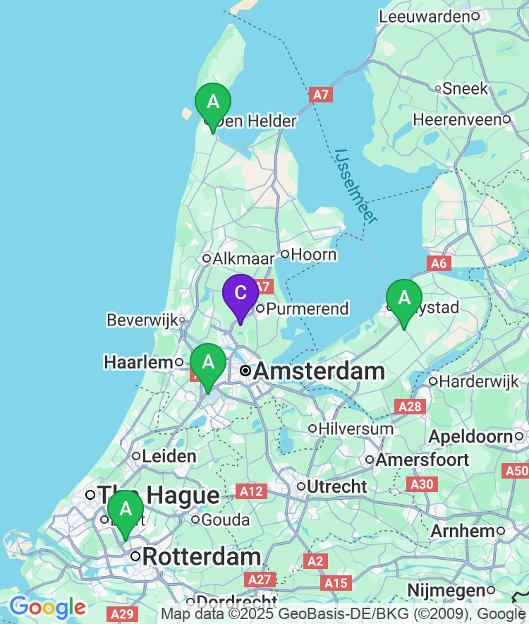 Amsterdam Available Airport Options