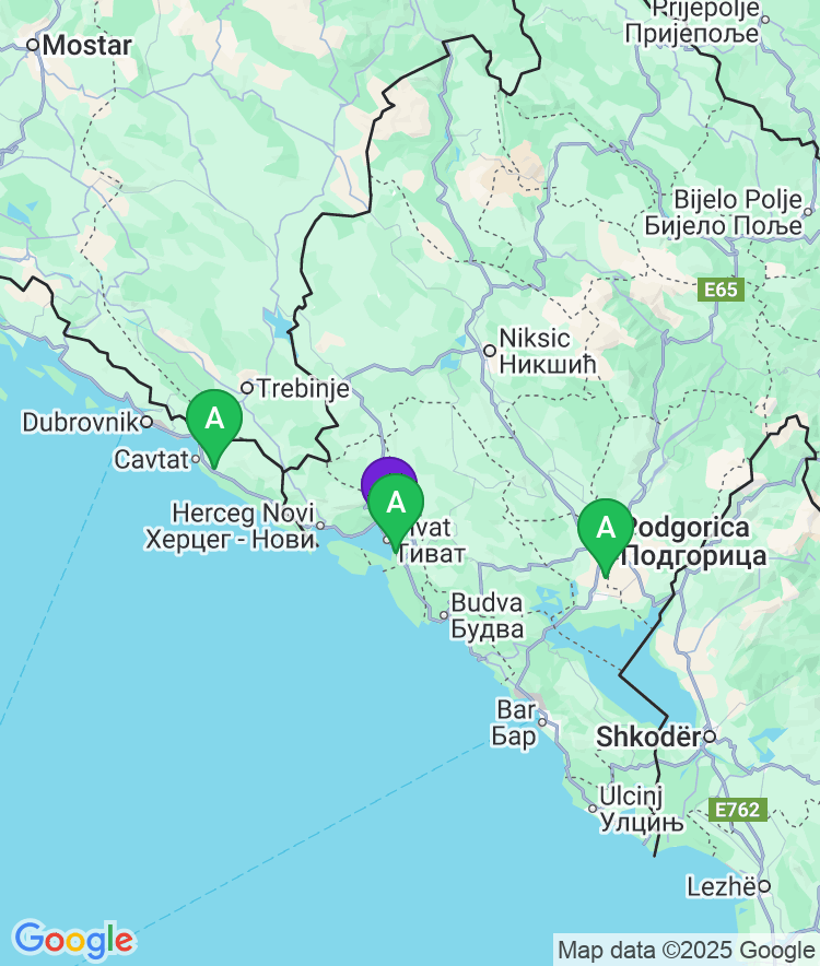 Tivat Available Airport Options