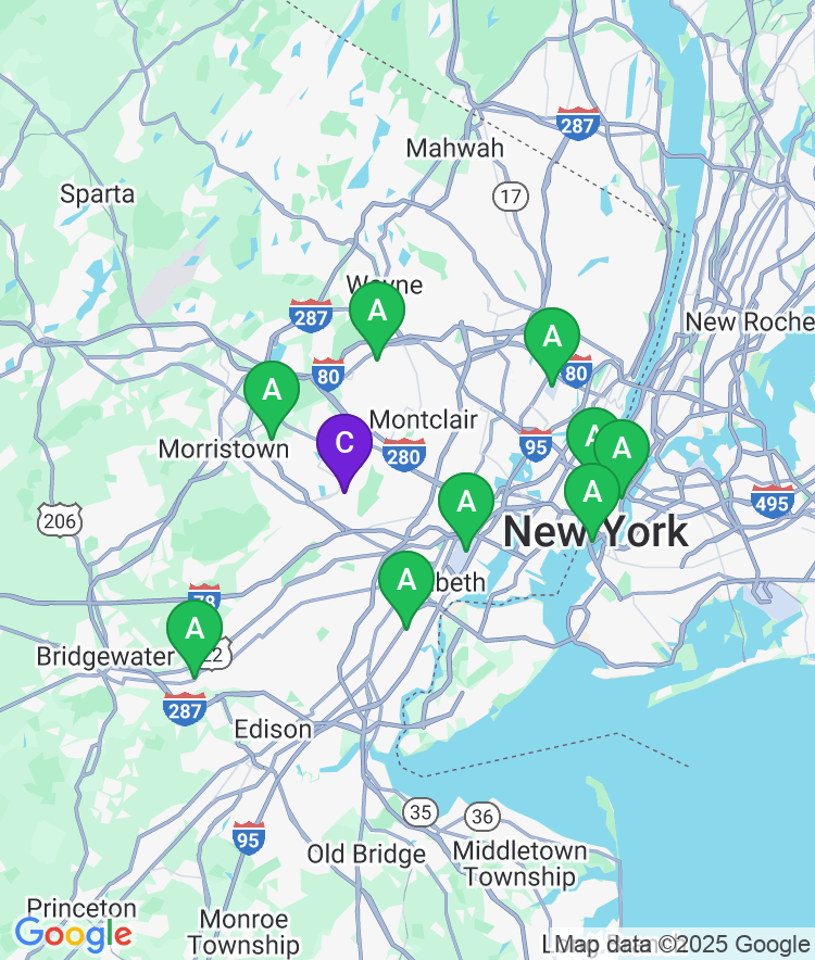 Short Hills Available Airport Options