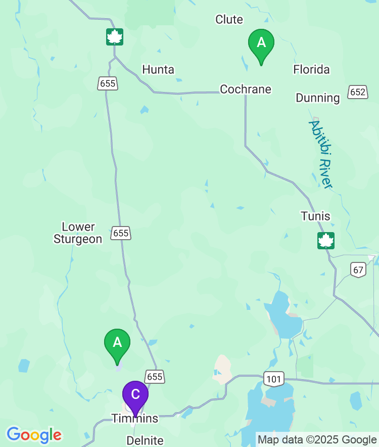 Timmins Available Airport Options