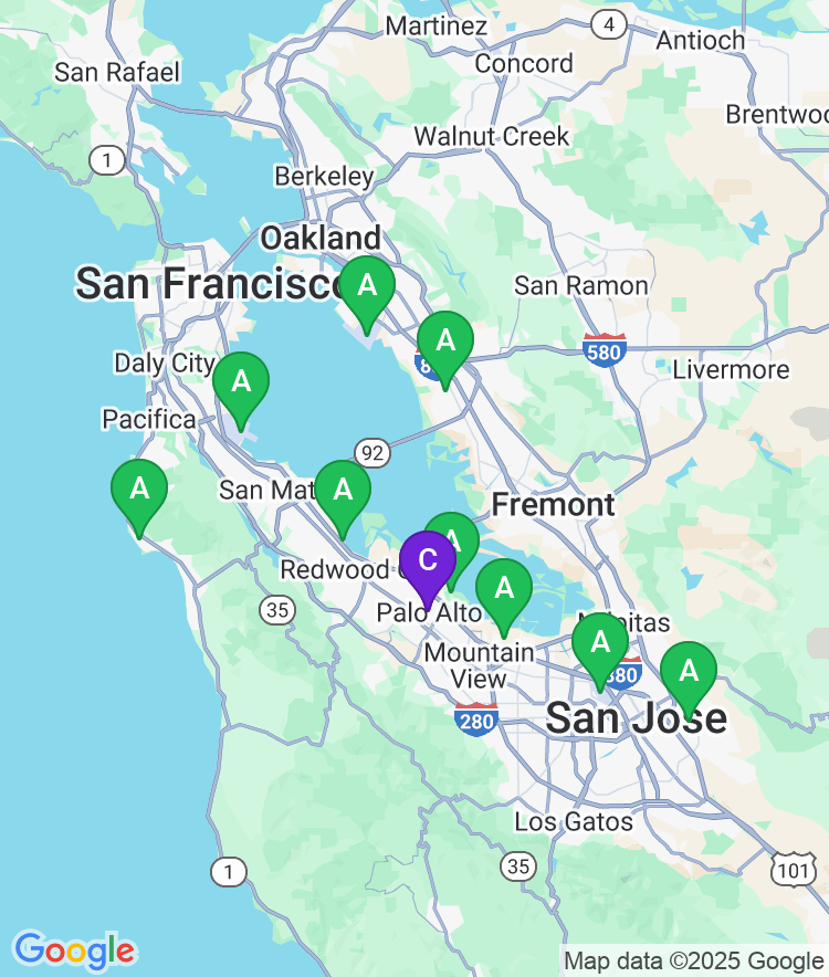 Palo Alto Available Airport Options