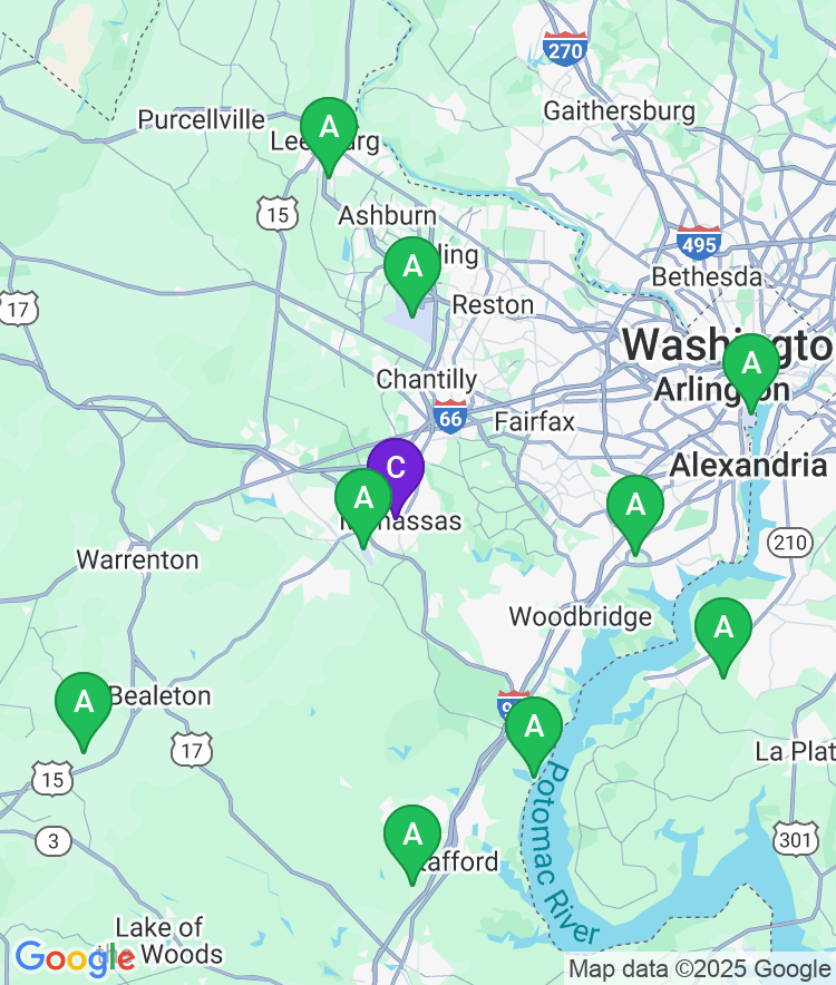 Manassas Available Airport Options