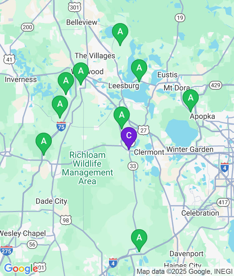 Groveland Available Airport Options