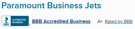Paramount Business Jets BBB Rating